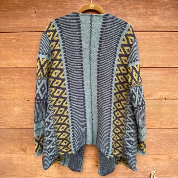 J. Jill Wool and Alpaca Cascade Open Front Cardigan - Picture 2 of 8